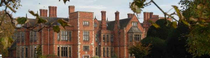 Banner image of heslington hall in autumn